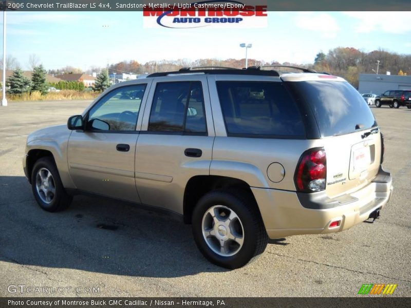 Sandstone Metallic / Light Cashmere/Ebony 2006 Chevrolet TrailBlazer LS 4x4