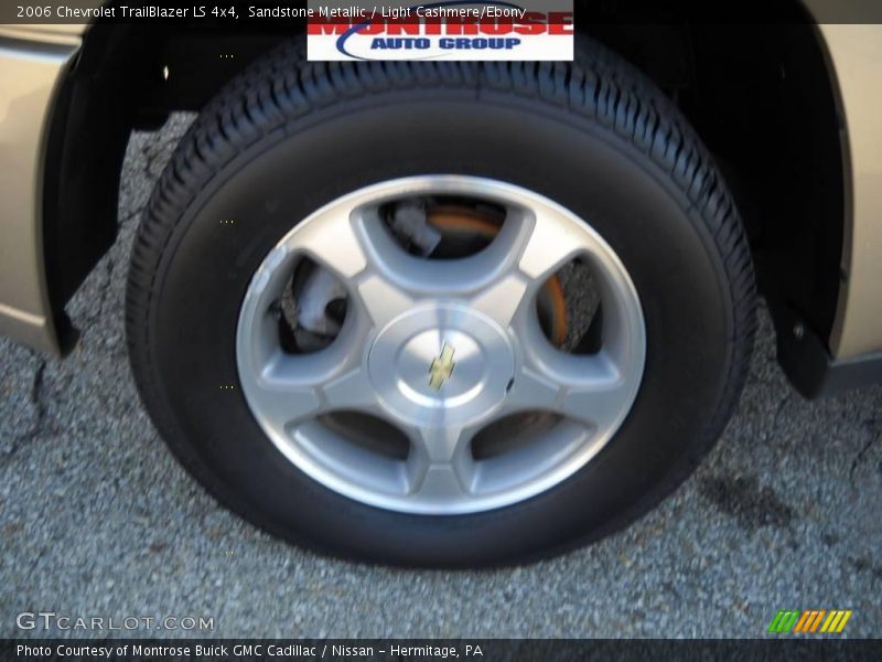 Sandstone Metallic / Light Cashmere/Ebony 2006 Chevrolet TrailBlazer LS 4x4