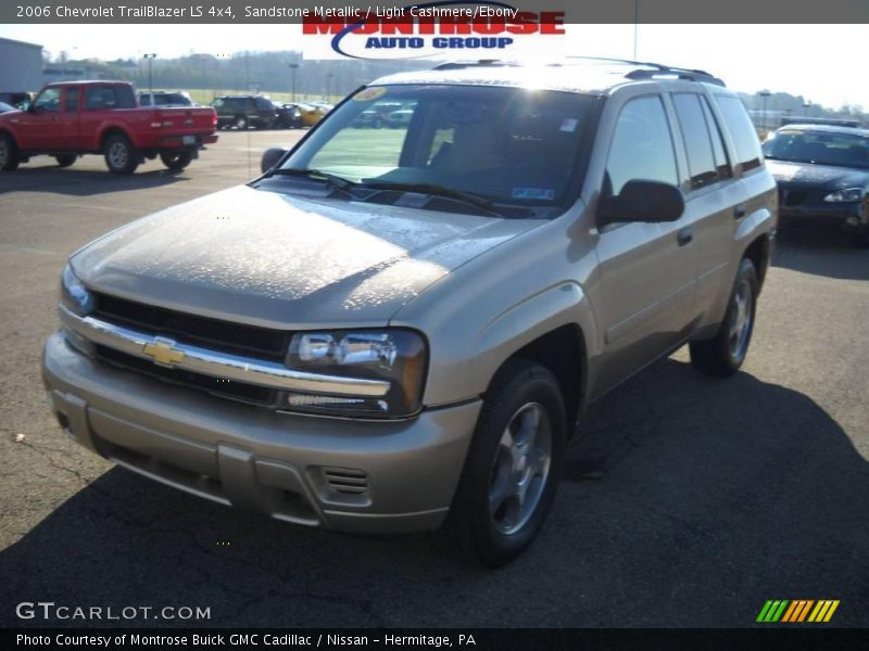 Sandstone Metallic / Light Cashmere/Ebony 2006 Chevrolet TrailBlazer LS 4x4