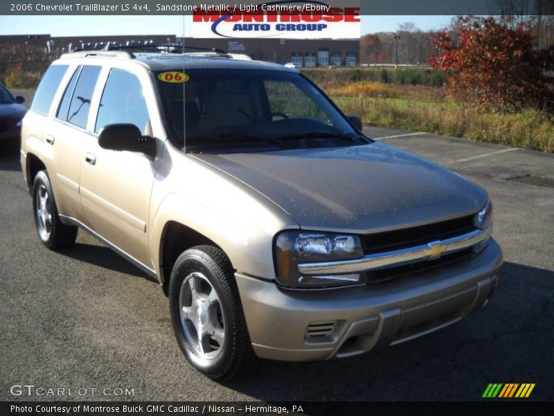 Sandstone Metallic / Light Cashmere/Ebony 2006 Chevrolet TrailBlazer LS 4x4