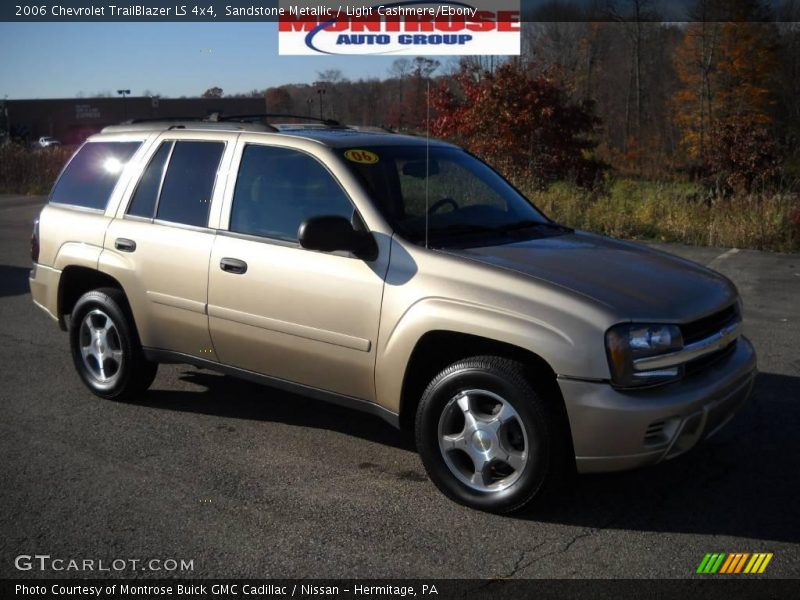 Sandstone Metallic / Light Cashmere/Ebony 2006 Chevrolet TrailBlazer LS 4x4
