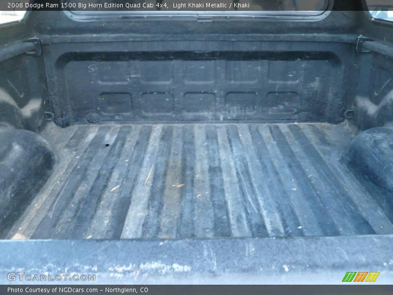 Light Khaki Metallic / Khaki 2008 Dodge Ram 1500 Big Horn Edition Quad Cab 4x4