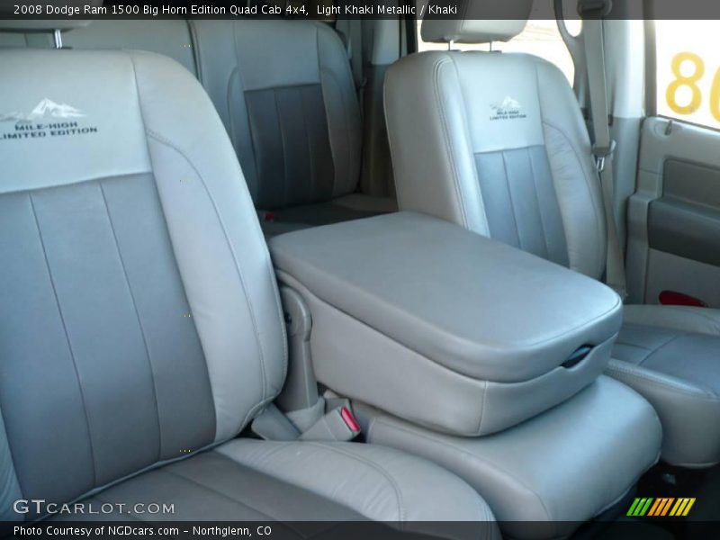 Light Khaki Metallic / Khaki 2008 Dodge Ram 1500 Big Horn Edition Quad Cab 4x4