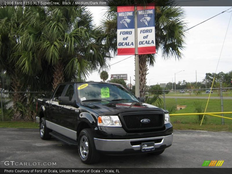 Black / Medium/Dark Flint 2006 Ford F150 XLT SuperCrew