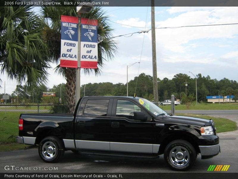 Black / Medium/Dark Flint 2006 Ford F150 XLT SuperCrew
