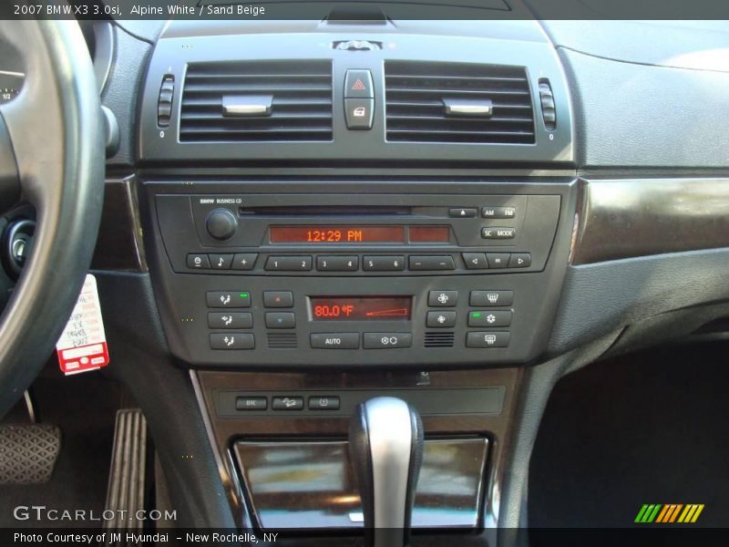Alpine White / Sand Beige 2007 BMW X3 3.0si