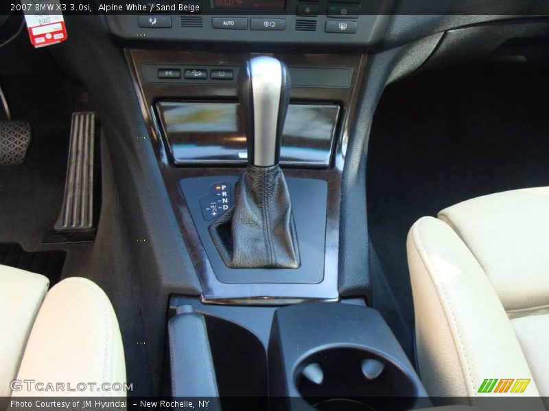 Alpine White / Sand Beige 2007 BMW X3 3.0si