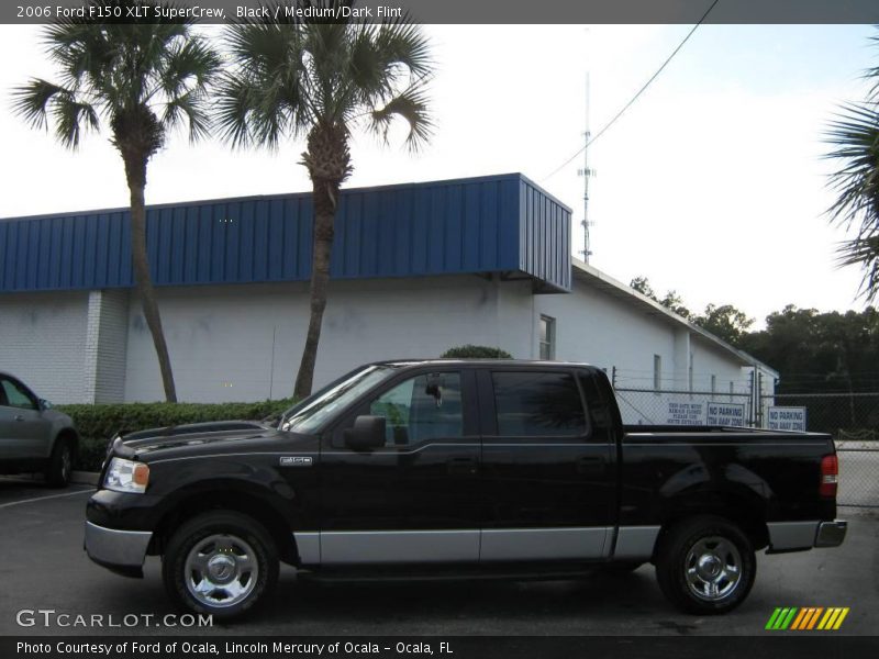 Black / Medium/Dark Flint 2006 Ford F150 XLT SuperCrew