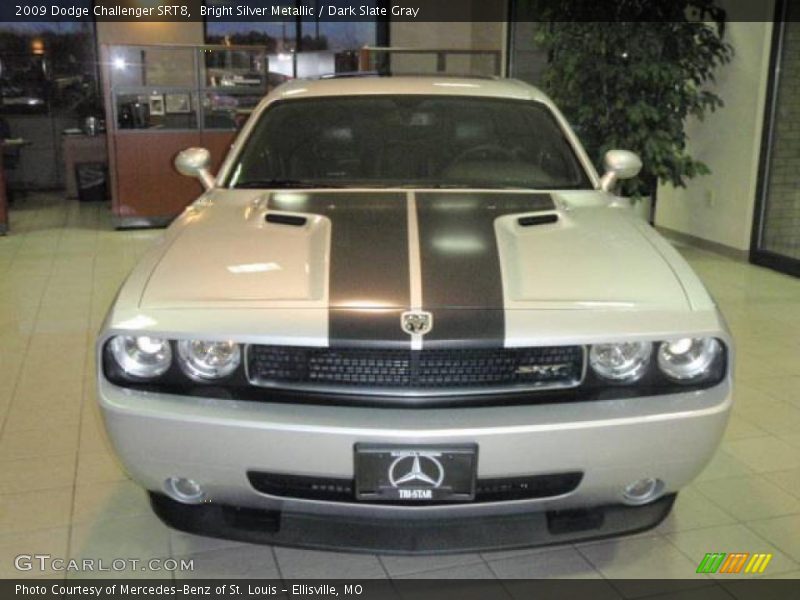 Bright Silver Metallic / Dark Slate Gray 2009 Dodge Challenger SRT8