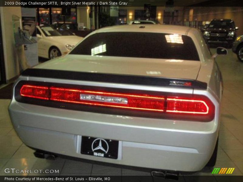 Bright Silver Metallic / Dark Slate Gray 2009 Dodge Challenger SRT8