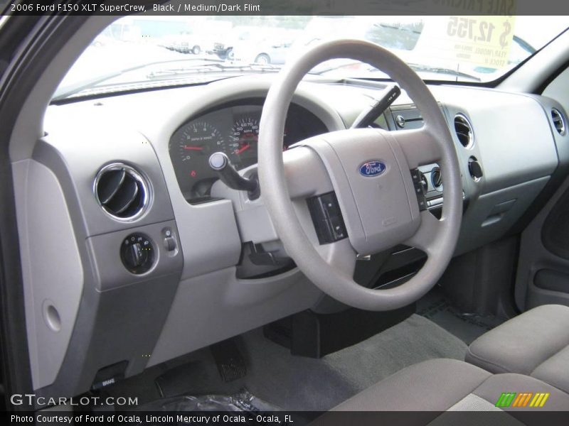 Black / Medium/Dark Flint 2006 Ford F150 XLT SuperCrew