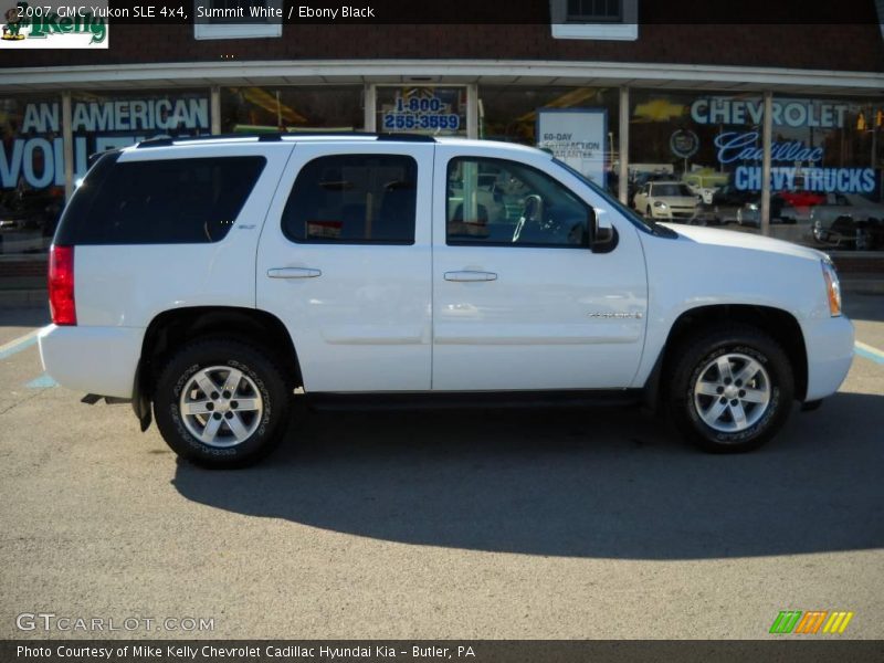 Summit White / Ebony Black 2007 GMC Yukon SLE 4x4