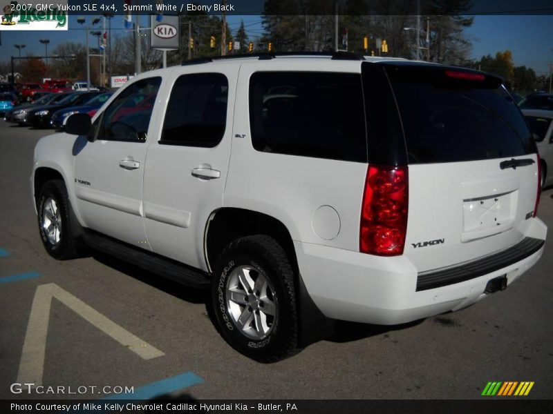 Summit White / Ebony Black 2007 GMC Yukon SLE 4x4