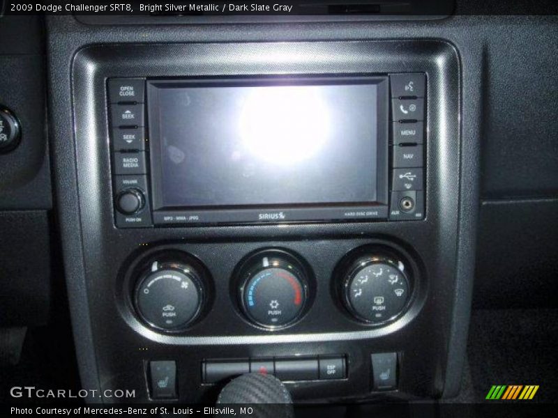 Bright Silver Metallic / Dark Slate Gray 2009 Dodge Challenger SRT8
