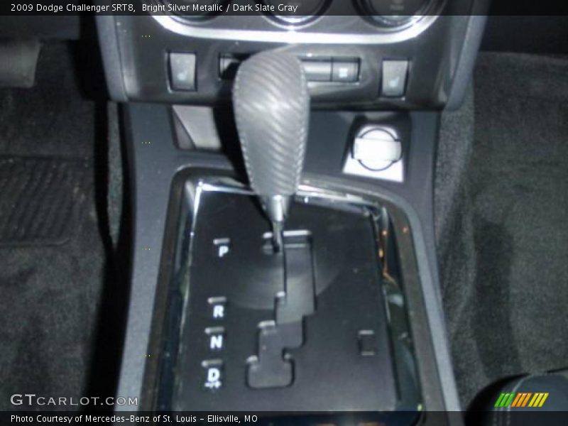Bright Silver Metallic / Dark Slate Gray 2009 Dodge Challenger SRT8