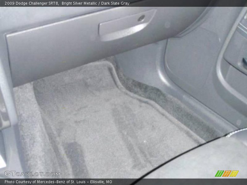 Bright Silver Metallic / Dark Slate Gray 2009 Dodge Challenger SRT8