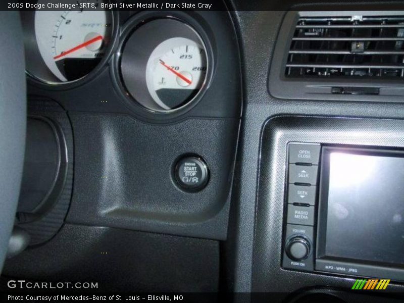 Bright Silver Metallic / Dark Slate Gray 2009 Dodge Challenger SRT8