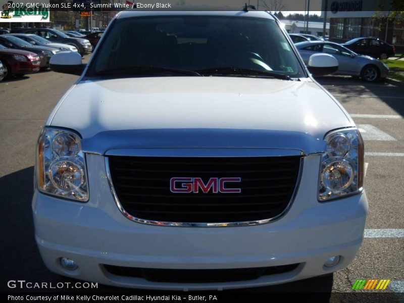 Summit White / Ebony Black 2007 GMC Yukon SLE 4x4