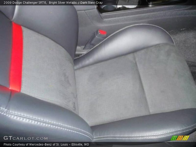 Bright Silver Metallic / Dark Slate Gray 2009 Dodge Challenger SRT8