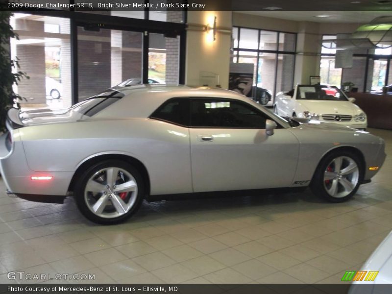 Bright Silver Metallic / Dark Slate Gray 2009 Dodge Challenger SRT8