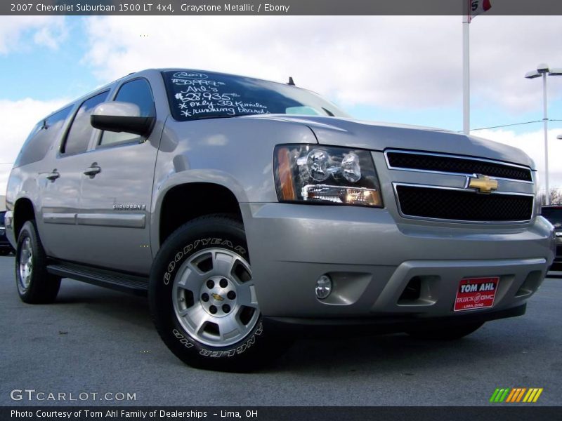 Graystone Metallic / Ebony 2007 Chevrolet Suburban 1500 LT 4x4
