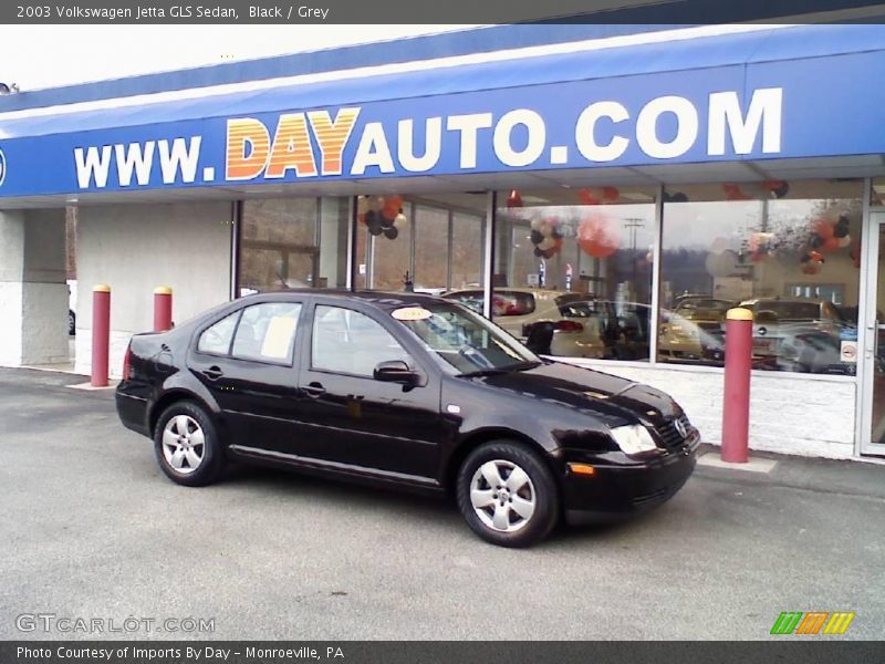 Black / Grey 2003 Volkswagen Jetta GLS Sedan