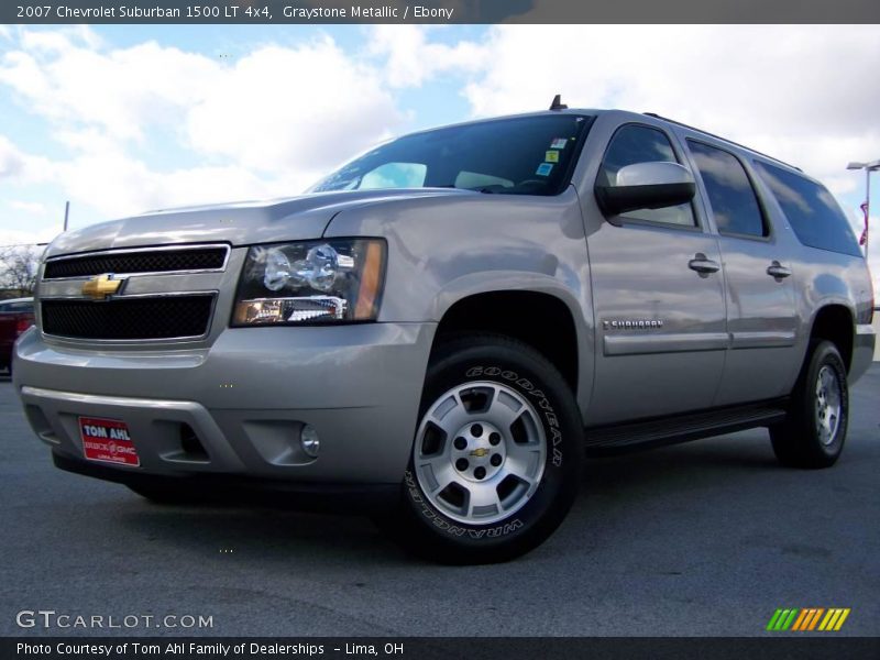 Graystone Metallic / Ebony 2007 Chevrolet Suburban 1500 LT 4x4