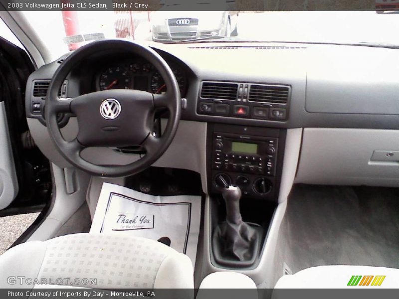 Black / Grey 2003 Volkswagen Jetta GLS Sedan