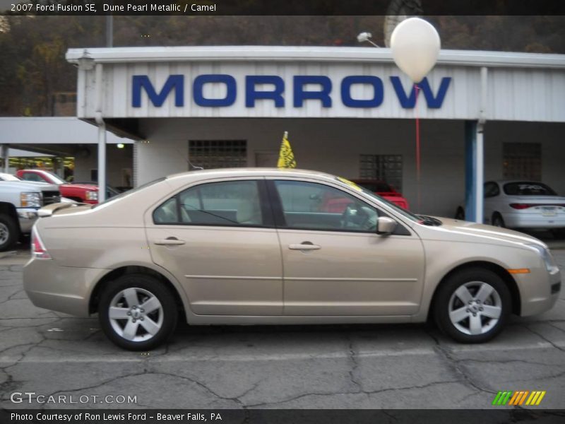 Dune Pearl Metallic / Camel 2007 Ford Fusion SE