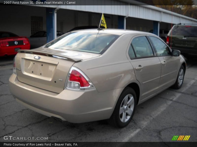 Dune Pearl Metallic / Camel 2007 Ford Fusion SE
