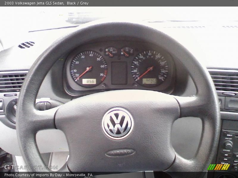 Black / Grey 2003 Volkswagen Jetta GLS Sedan