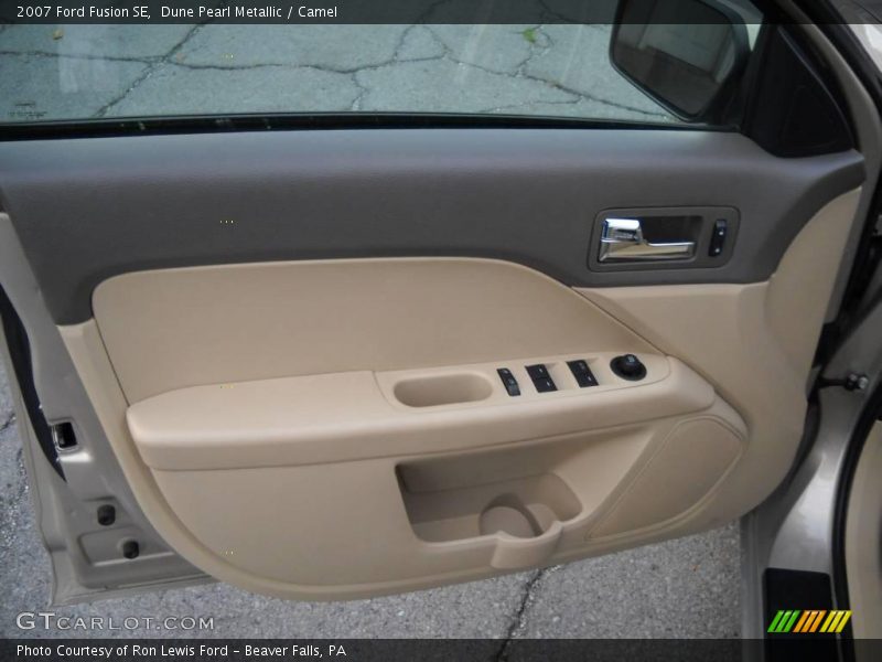 Dune Pearl Metallic / Camel 2007 Ford Fusion SE