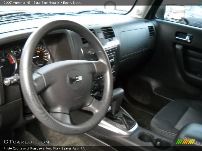 Slate Blue Metallic / Ebony Black 2007 Hummer H3