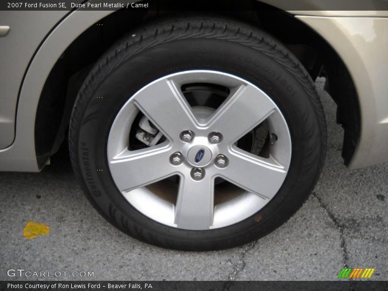 Dune Pearl Metallic / Camel 2007 Ford Fusion SE
