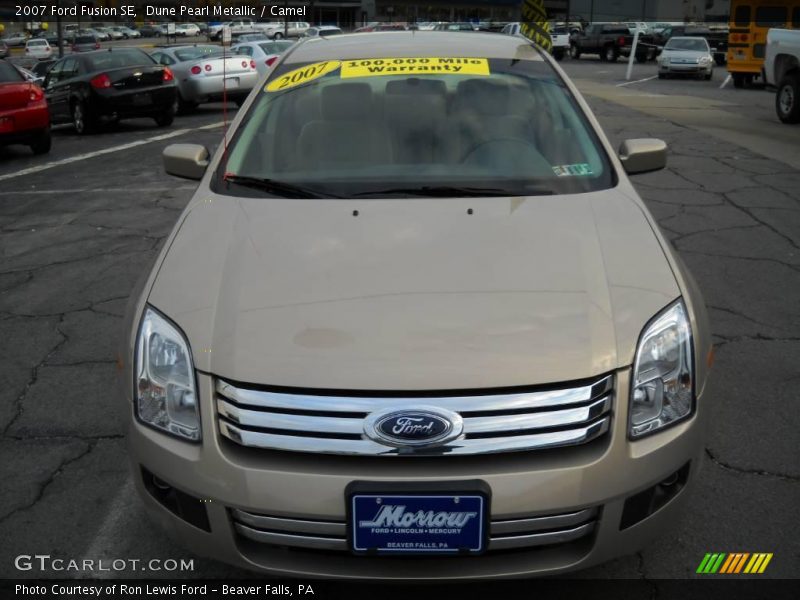 Dune Pearl Metallic / Camel 2007 Ford Fusion SE