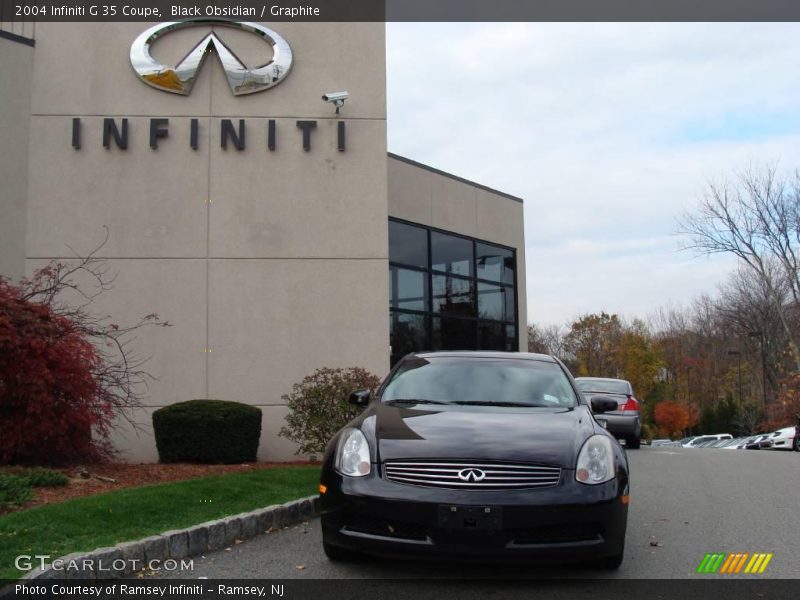 Black Obsidian / Graphite 2004 Infiniti G 35 Coupe