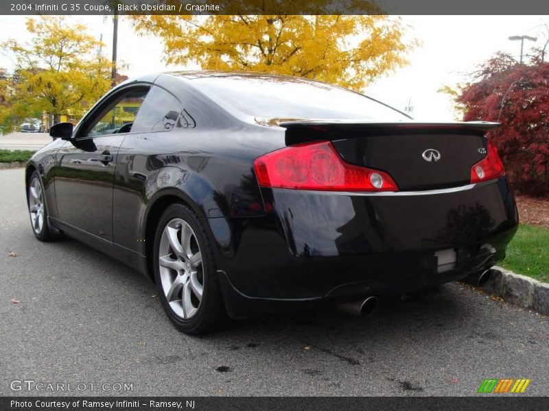 Black Obsidian / Graphite 2004 Infiniti G 35 Coupe
