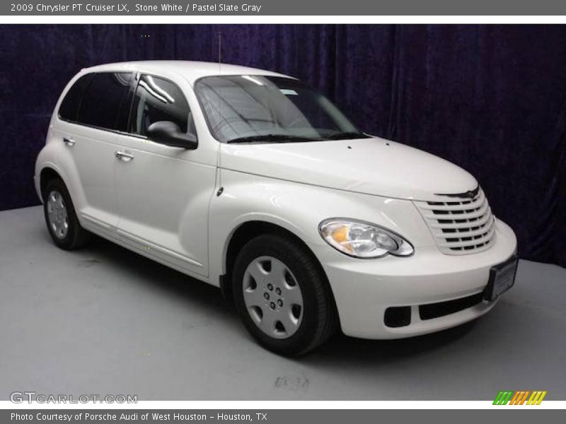 Stone White / Pastel Slate Gray 2009 Chrysler PT Cruiser LX
