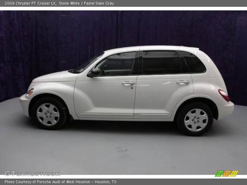 Stone White / Pastel Slate Gray 2009 Chrysler PT Cruiser LX