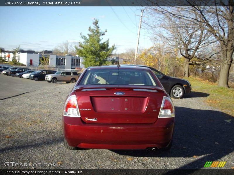 Merlot Metallic / Camel 2007 Ford Fusion SE