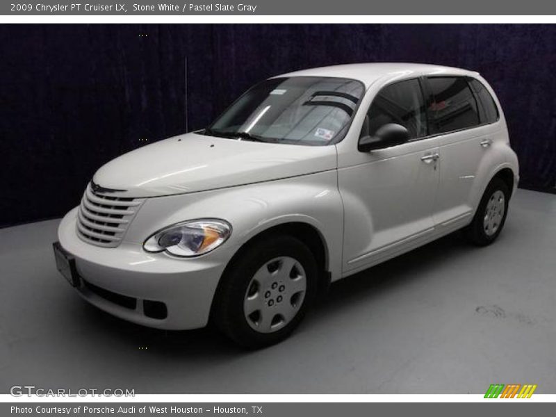 Stone White / Pastel Slate Gray 2009 Chrysler PT Cruiser LX