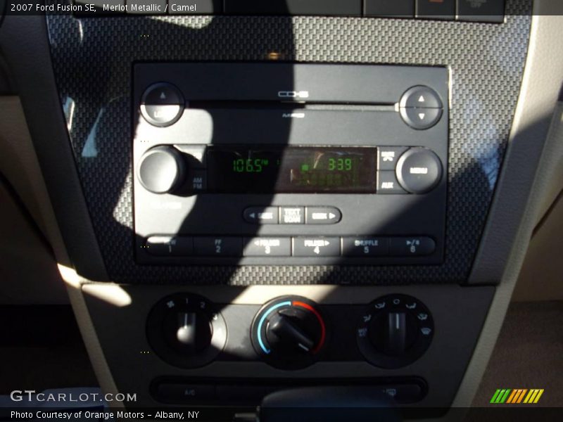 Merlot Metallic / Camel 2007 Ford Fusion SE