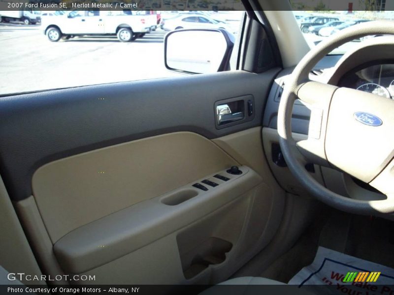 Merlot Metallic / Camel 2007 Ford Fusion SE