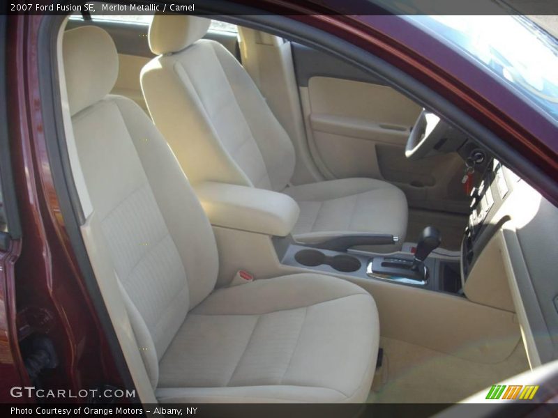 Merlot Metallic / Camel 2007 Ford Fusion SE