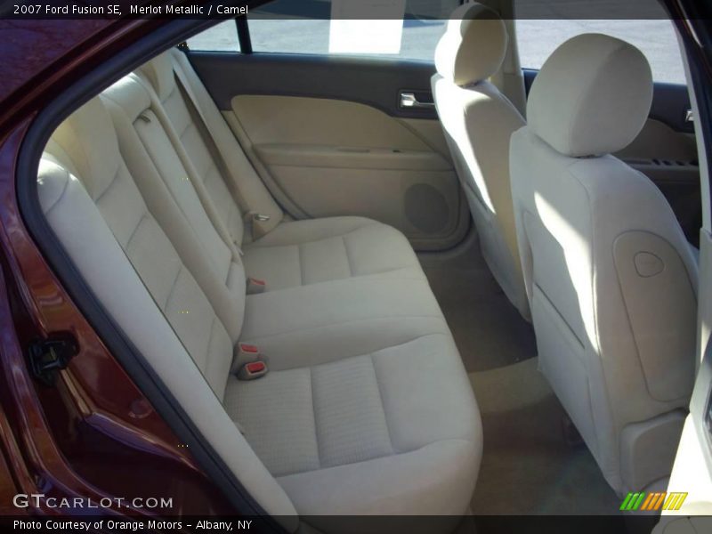 Merlot Metallic / Camel 2007 Ford Fusion SE