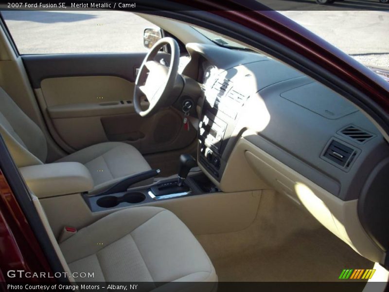 Merlot Metallic / Camel 2007 Ford Fusion SE