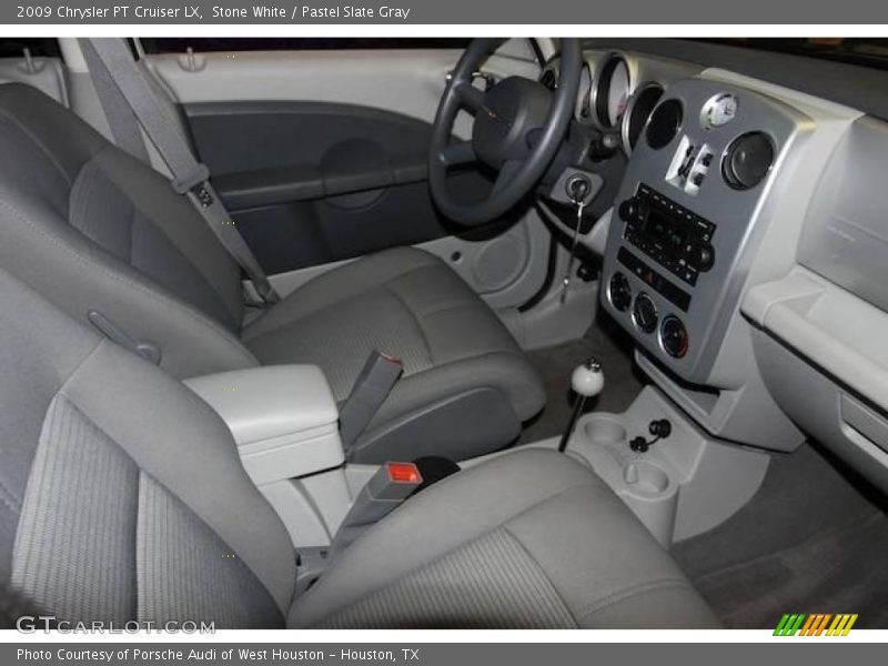 Stone White / Pastel Slate Gray 2009 Chrysler PT Cruiser LX