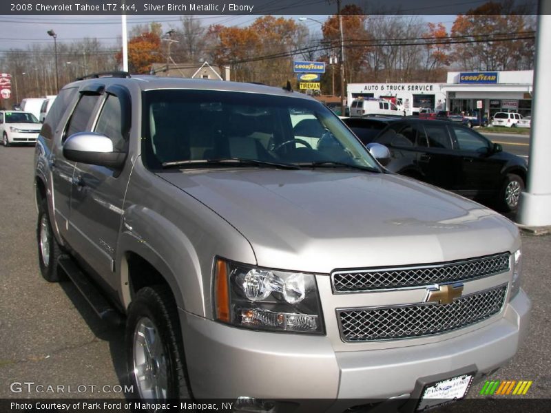 Silver Birch Metallic / Ebony 2008 Chevrolet Tahoe LTZ 4x4