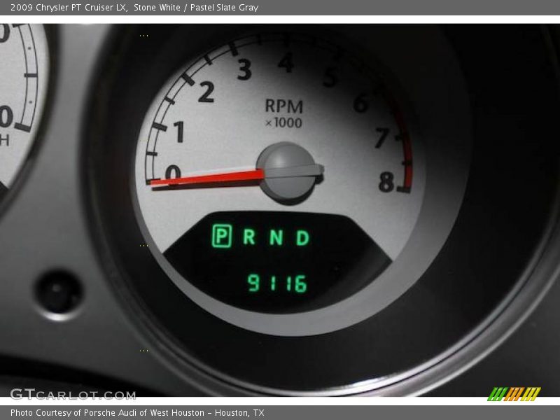 Stone White / Pastel Slate Gray 2009 Chrysler PT Cruiser LX