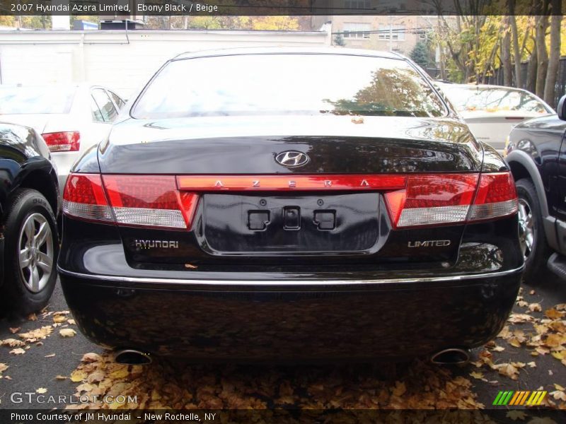 Ebony Black / Beige 2007 Hyundai Azera Limited